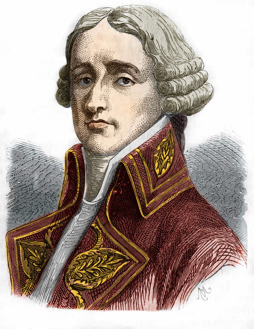 Jean Jacques Regis de Cambaceres (1753-1824), francouzský právník a politik. od Unknown artist
