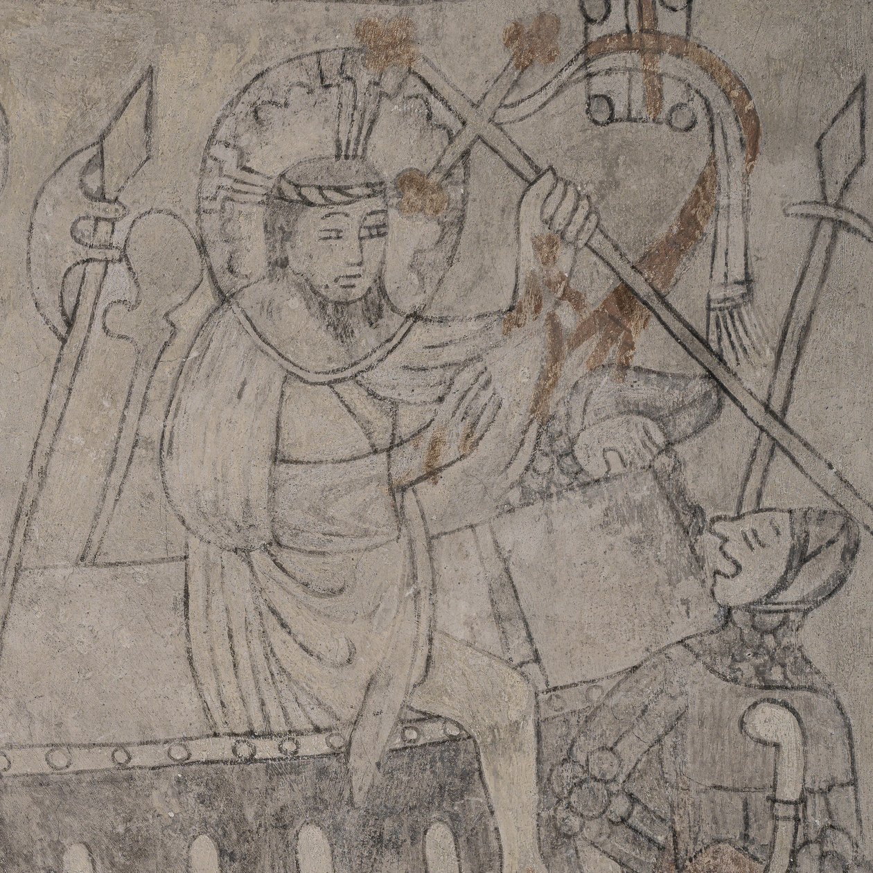 Ježíš vstává z hrobu (freska) od Unknown Artist