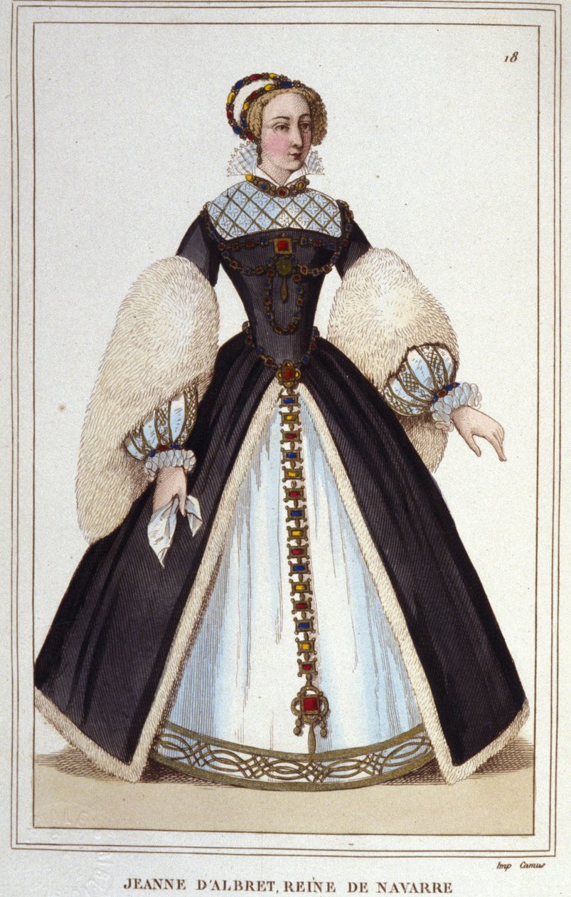 Johanka z Albretu (1528-1572), královna Navarra v letech 1555 až 1572. od Unknown artist