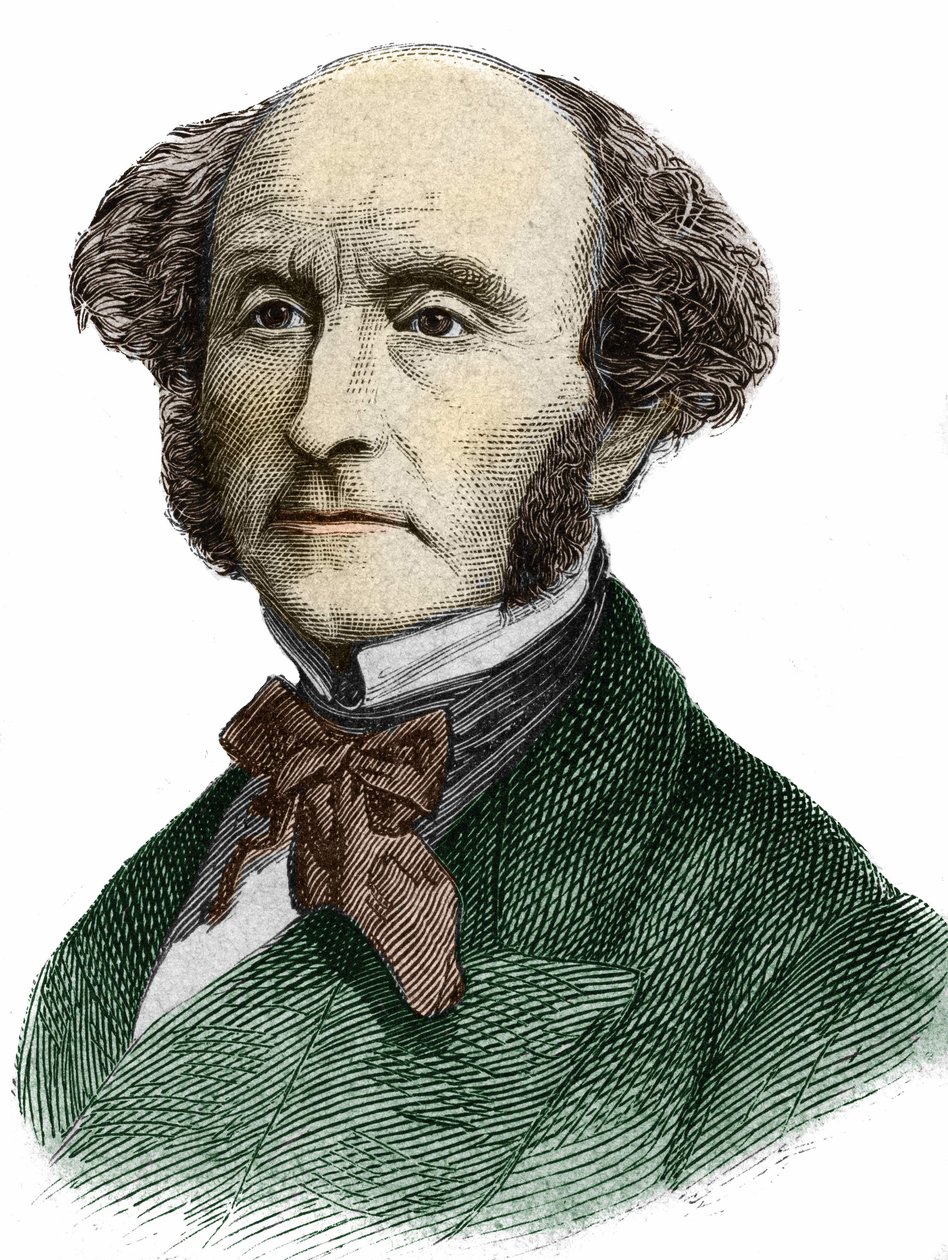 John Stuart Mill (1806 - 1873), britský filozof a ekonom. od Unknown artist