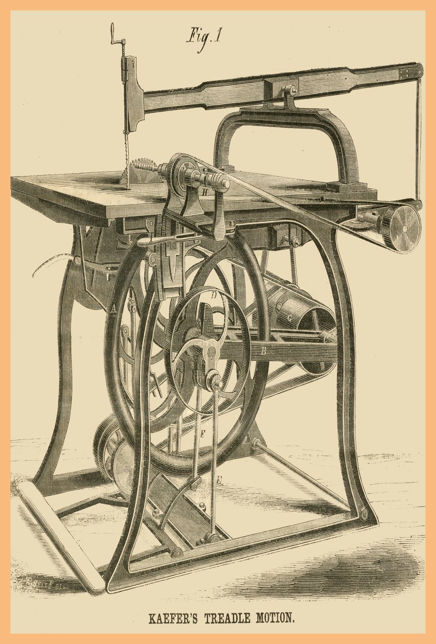 Kaefers Treadle Motion od Unknown Artist