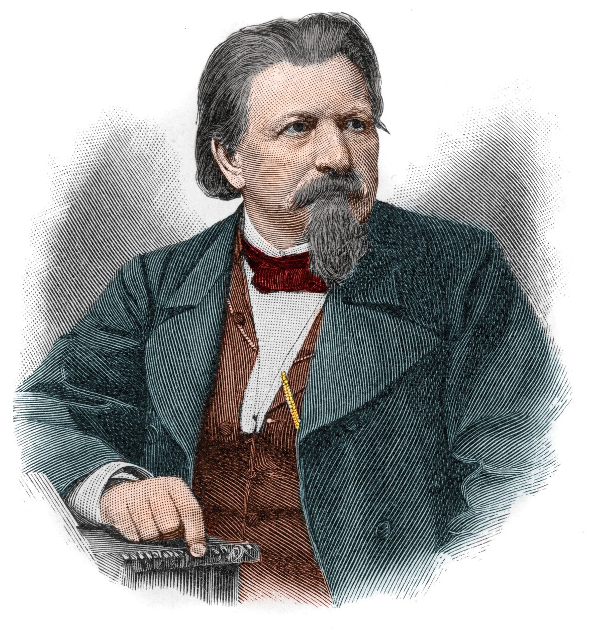 Karl Ferdinand Gutzkow (1811-1878), německý spisovatel, dramatik a novinář. od Unknown artist