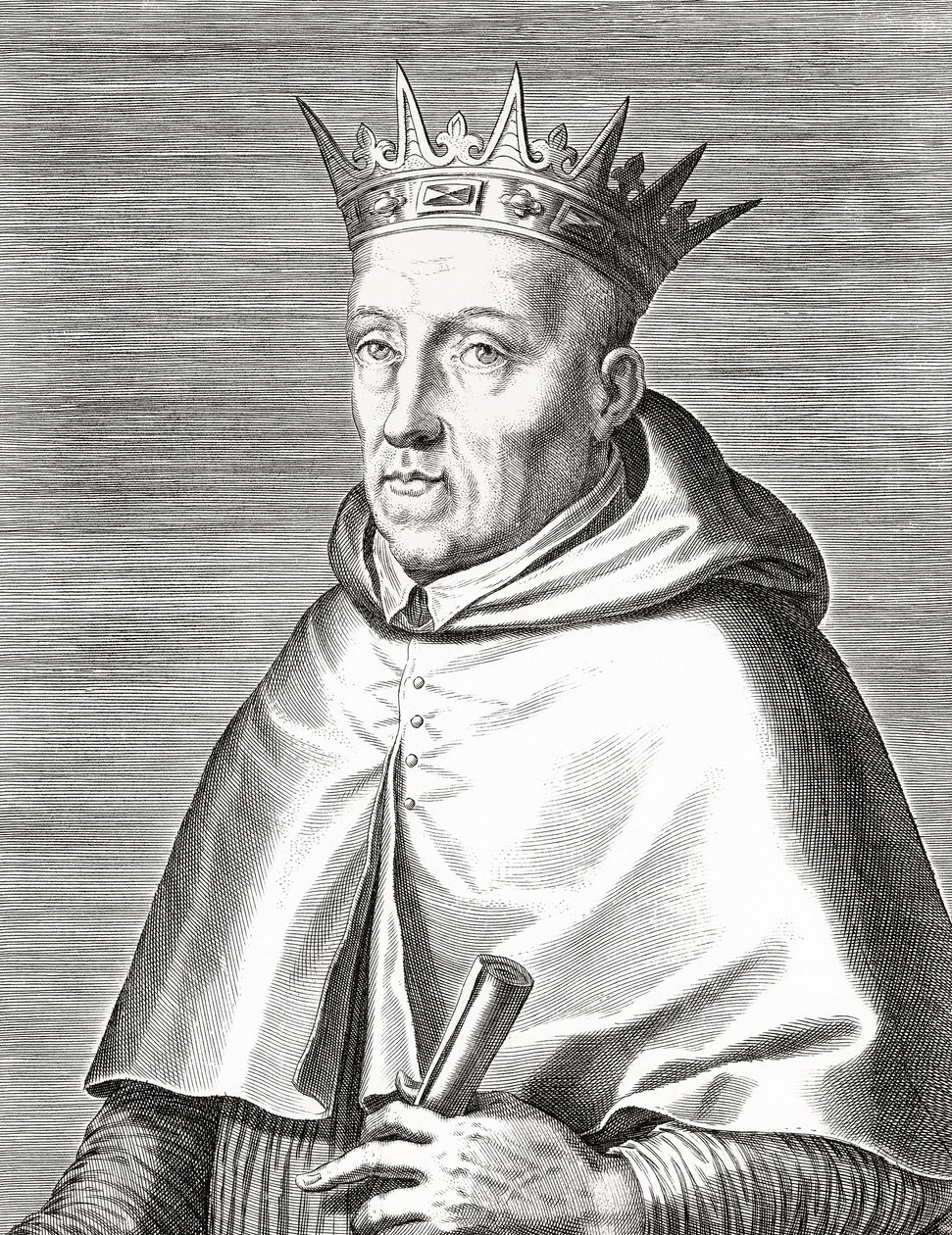 Portugalský král Jindřich I. a kardinál. Henrique I. Portrét. od Unknown artist
