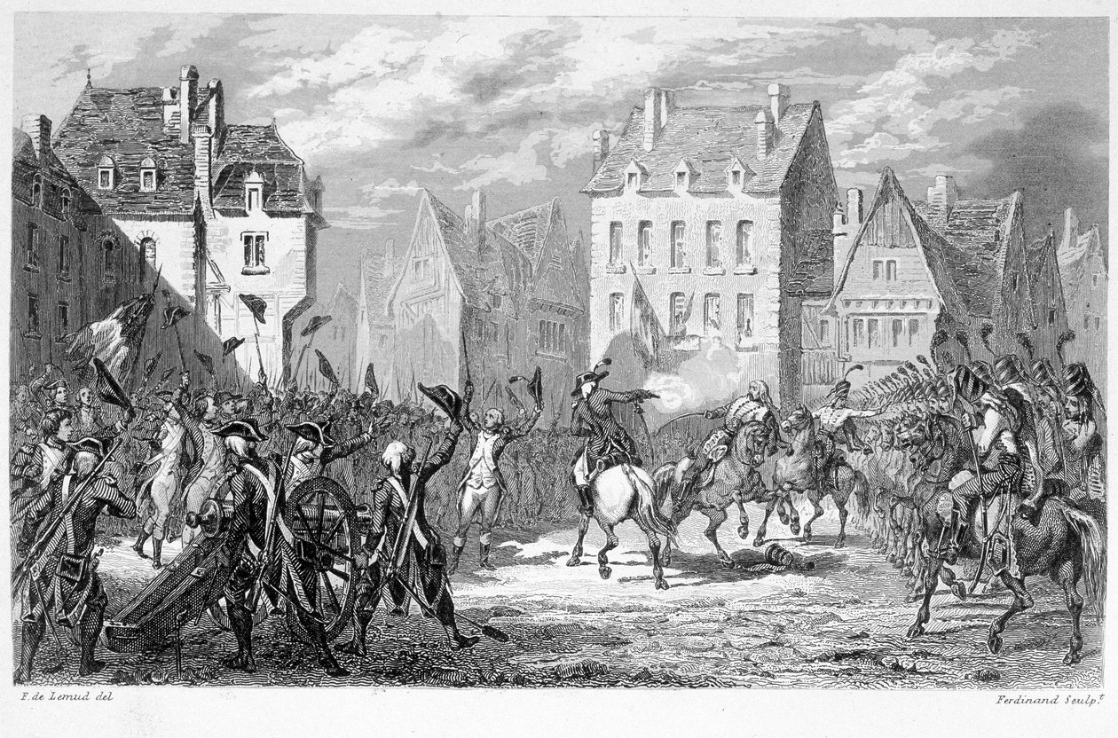 Národní garda Varennes (22. června 1791) - v „Fasttes de Gardes Nationales de France“ od Unknown artist