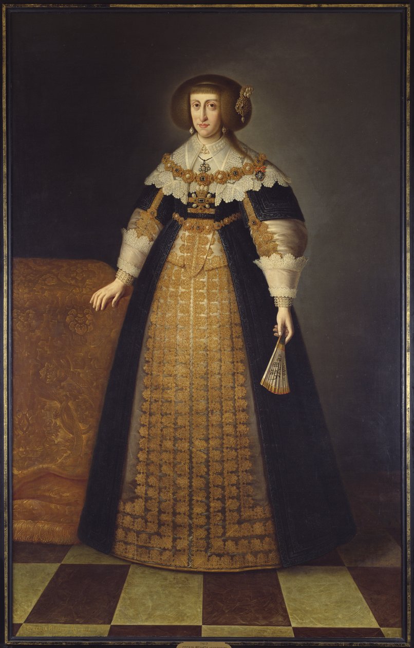 Arcivévodkyně Cecile Renee z Rakouska - Portrét arcivévodkyně Cecilie Renaty z Rakouska od Unknown artist
