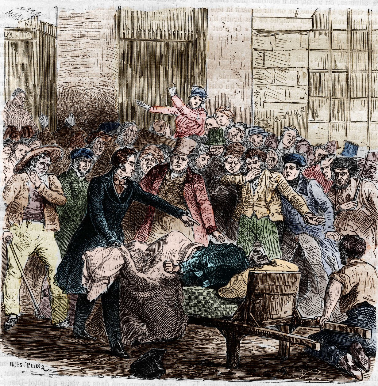 Cholera, Paříž, duben 1832. od Unknown artist