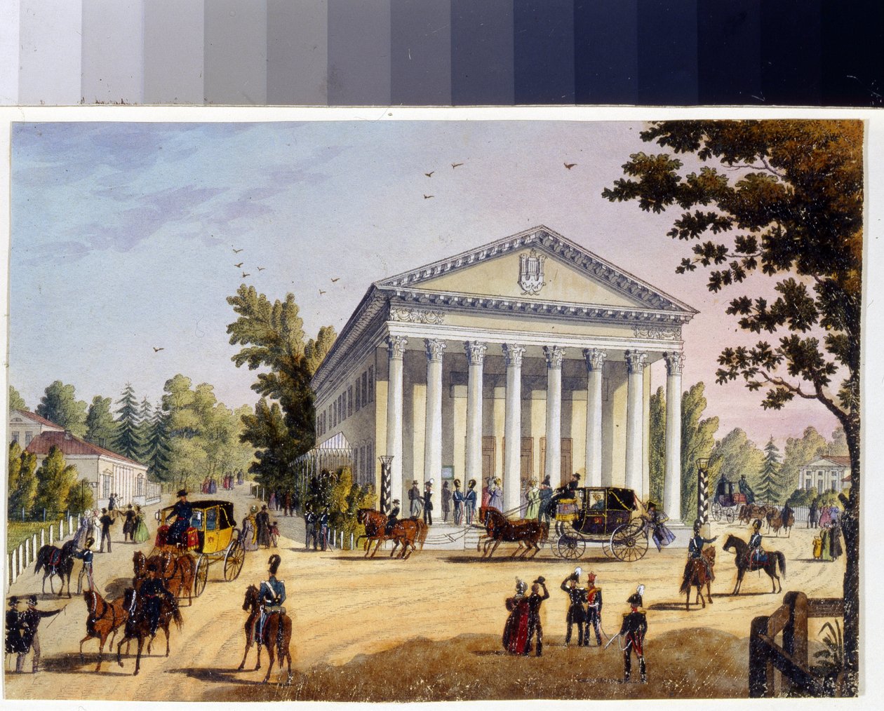 Letní divadlo na Kamenném ostrově v Petrohradě (Album Marie Taglioni od Unknown artist