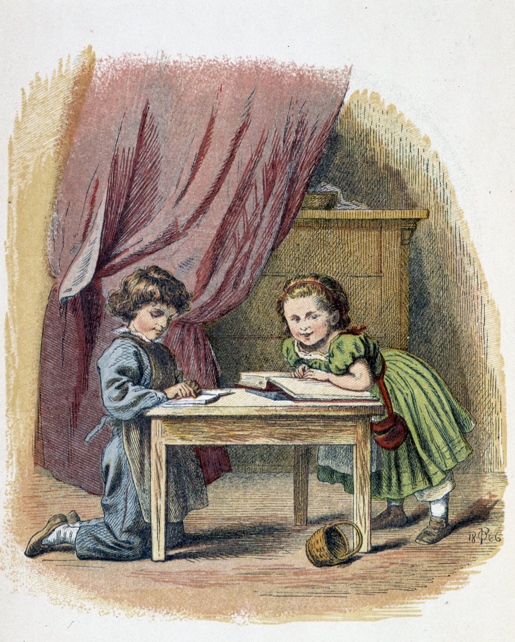 Dětské čtení - v „Dětských hrách“, ed. Londýn, George Ronthedge a synové, konec 19. století od Unknown artist
