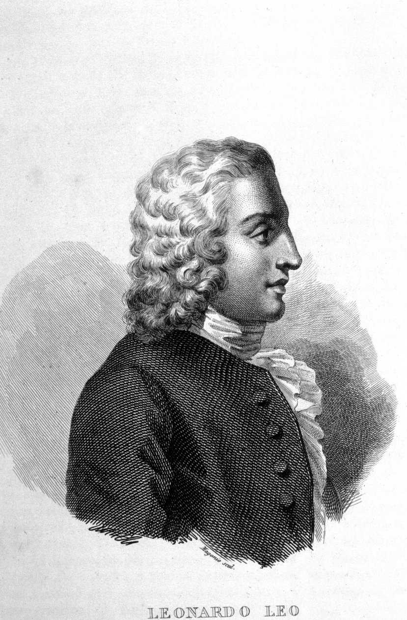 Leonardo Leo, italský skladatel (San Vito degli Schiavi od Unknown artist