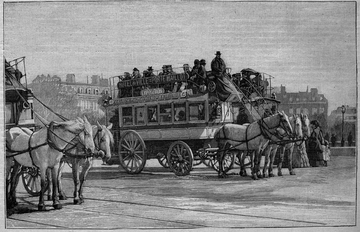 Les Omnibus de Paris v 19. století: l
