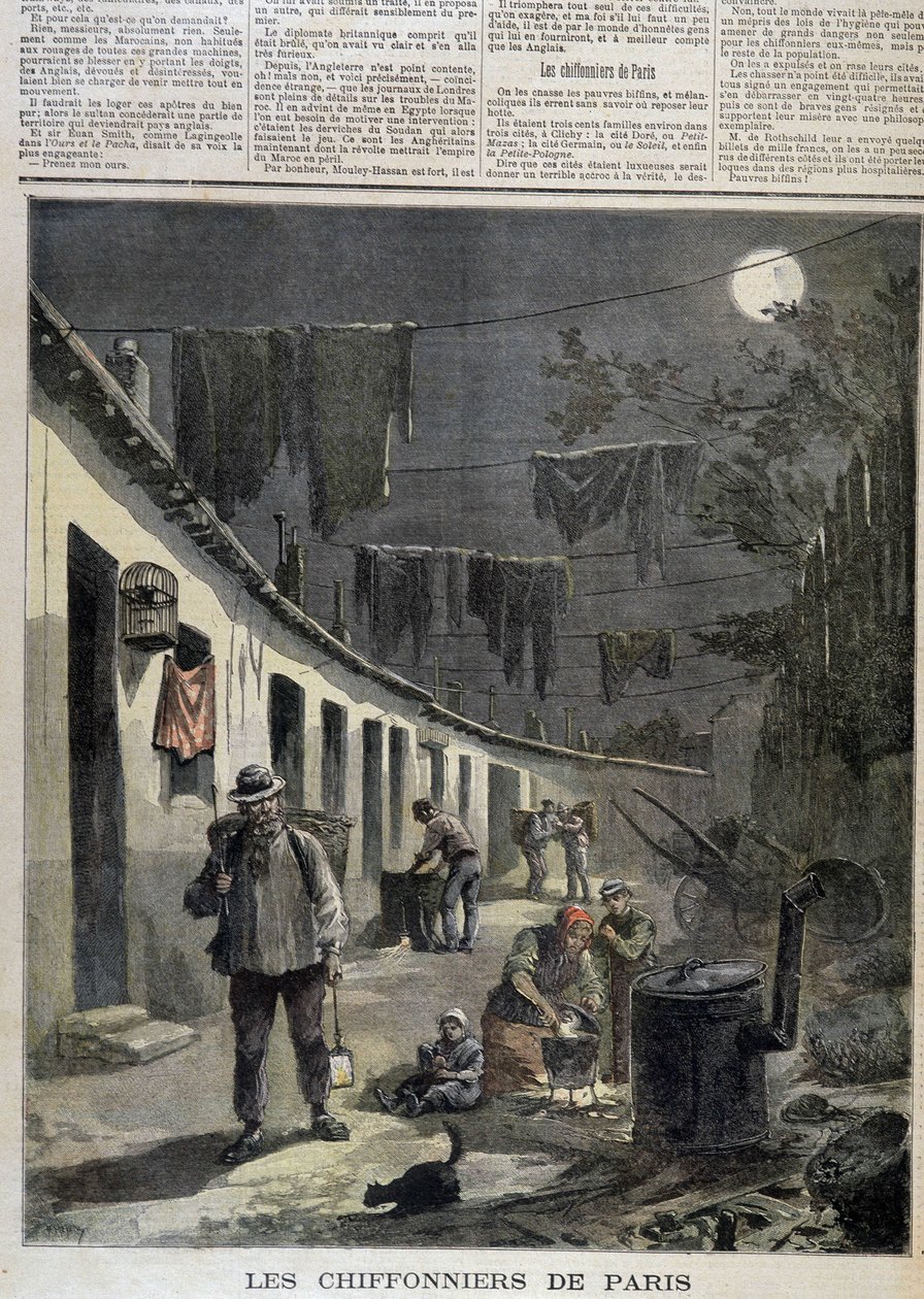 Hlupáci z Paříže - v „Le Petite Journal“ od Unknown artist
