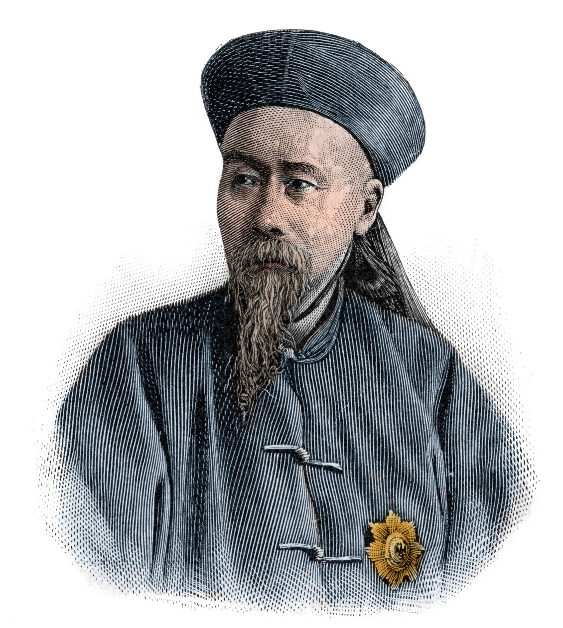 l i hong Zhang (l i hung-Chang, hang Chang) Politik, generál a diplom pro ft a pozdní Qing impérium - l i hong Zhang (l i hung-Chang, hung Chang nebo Hong sing od Unknown artist