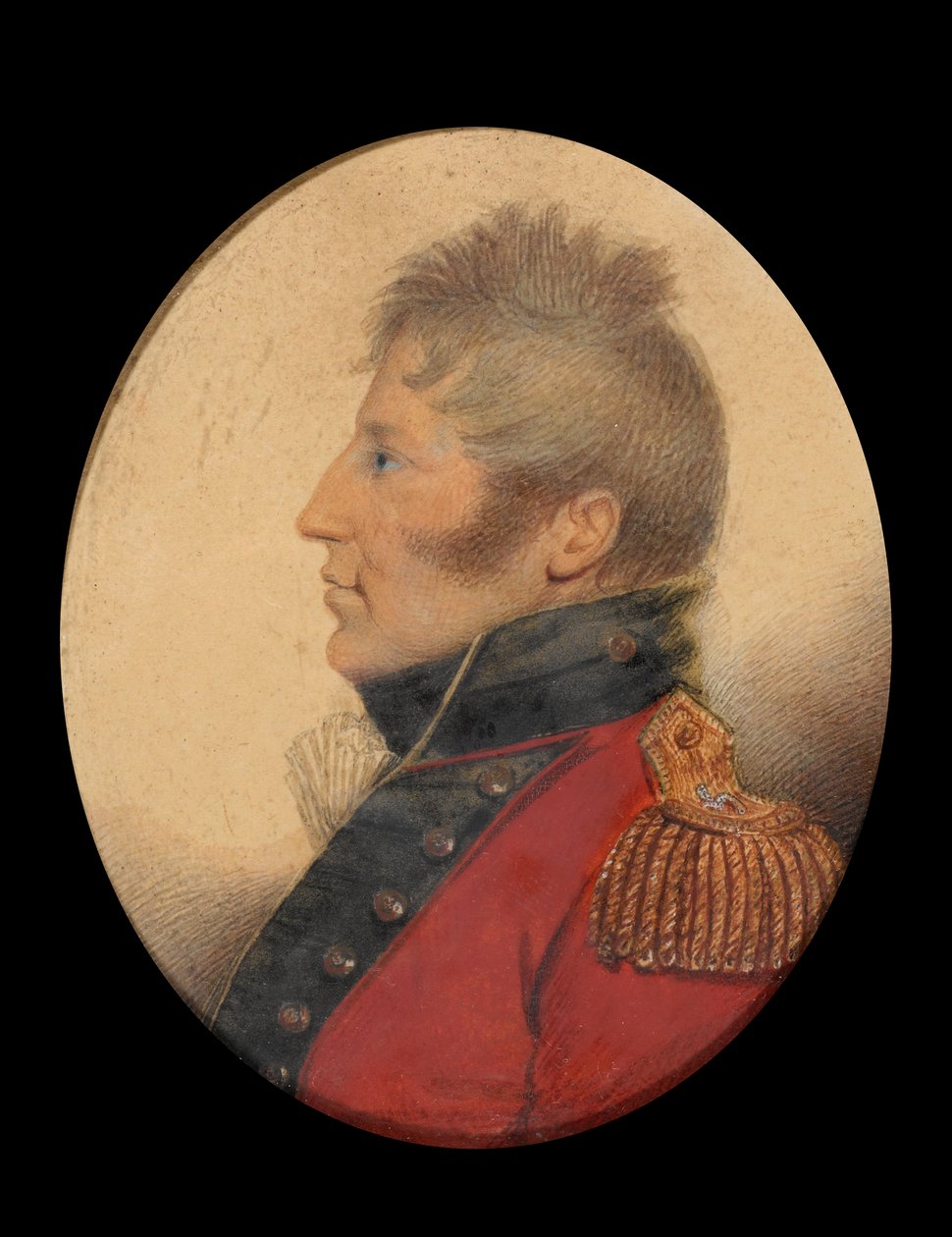Podplukovník Charles McCarthy, Royal African Corps, circa 1812 od Unknown