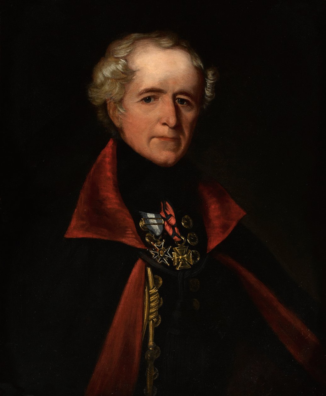 Generálporučík Sir Samuel Venables Hinde KCB, circa 1832 od Unknown