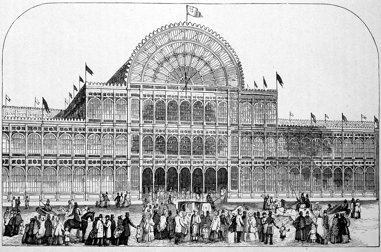 Londýnská mezinárodní výstava 1851 (Crystal Palace v Hyde Parku) od Unknown artist