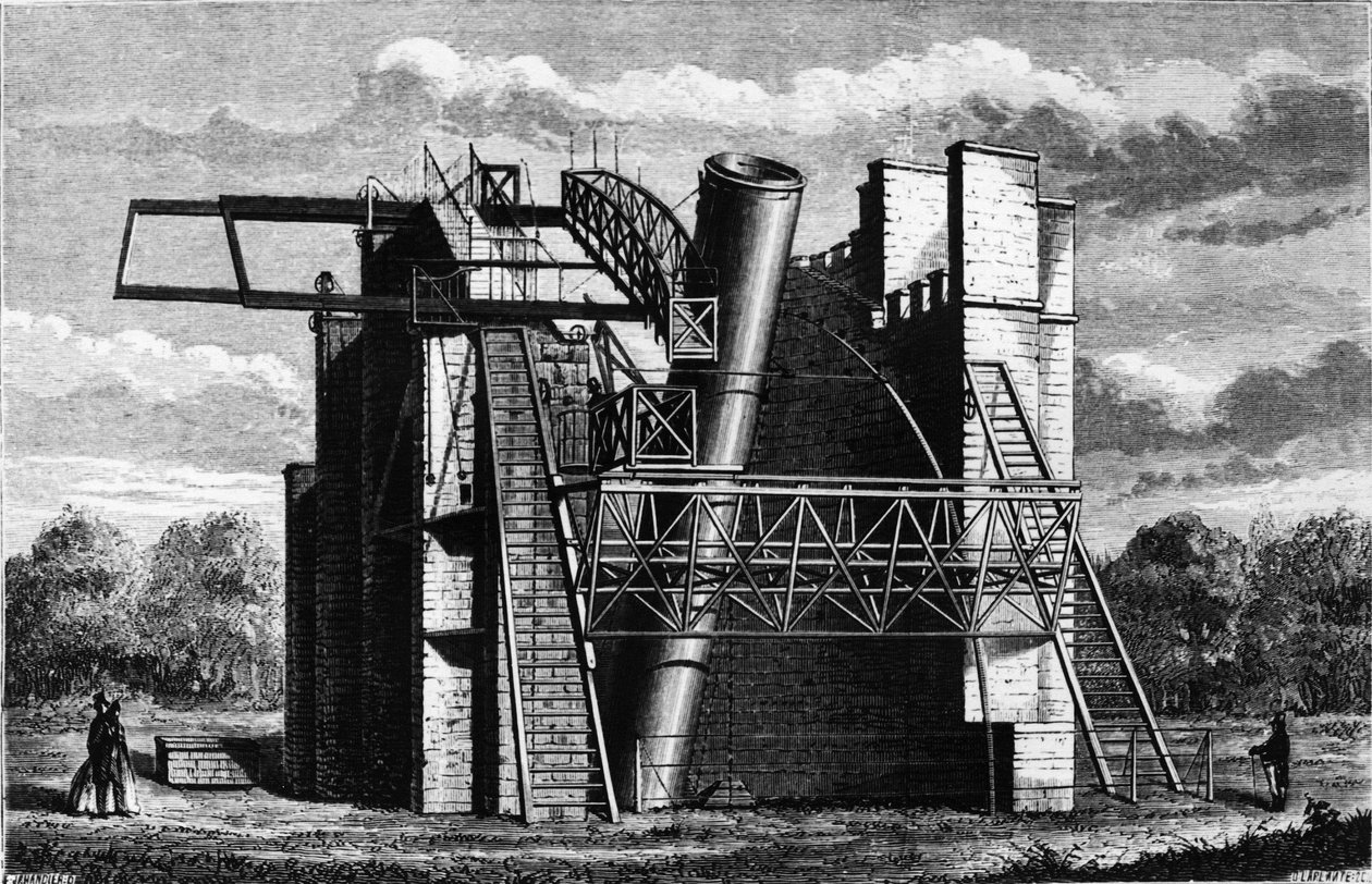 Velký dalekohled lorda Rosse v Parsontown, Irsko od Unknown artist