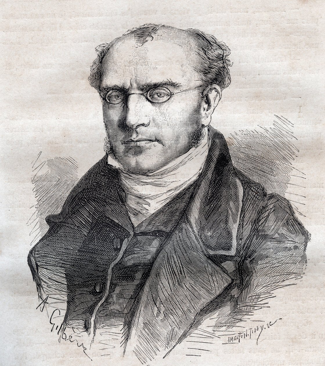 Louis-Chrysostome (Louis Chrysostome) Michel di Michel de Bourges 1797-1853 francouzský právník a politik. od Unknown artist
