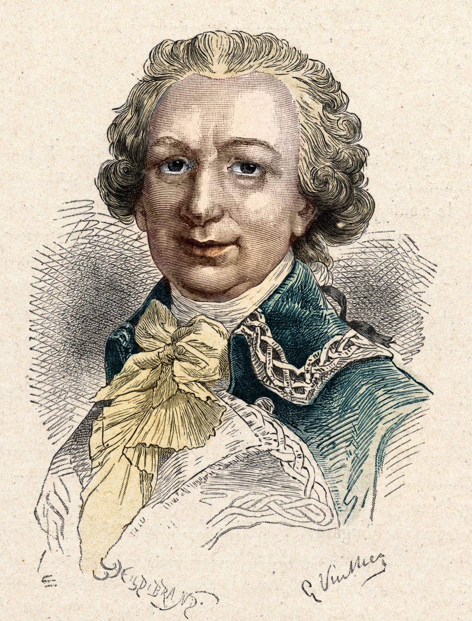Louis Antoine, hrabě z Bougainville (1729-1811), francouzský mořeplavec. od Unknown artist