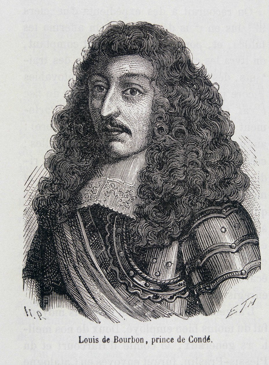 Louis II Bourbonský, princ z Conde (Bourbon-Conde), známý jako Le Grand Conde (1621-1686). od Unknown artist