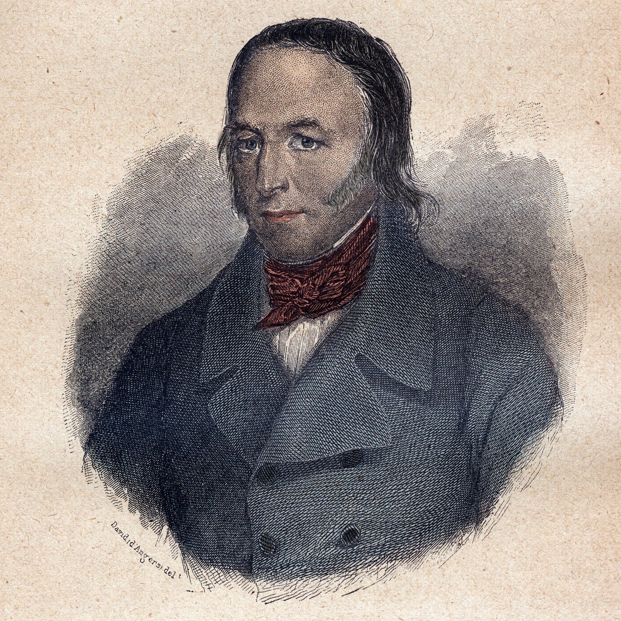 Louis Marie de Lahaye baron pak vikomt de Cormenin (1788 1868) francouzský právník a politický pamfletista, rytina od Unknown artist