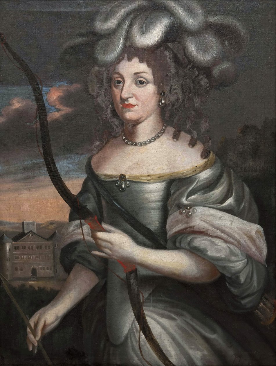 Louise Elisabeth de Courlande - vévodkyně Louise Elisabeth z Courlandu (1646-1690), Landgravine of Hesse-Homburg, Anonym. Olej na plátně, druhá polovina 17. stol.. Nationalmuseum Stockholm od Unknown artist