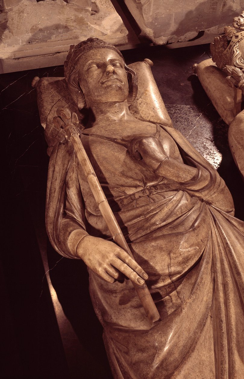 Lhaní krále Filipa III. zvaného Filip Hardi (1245-1285). Bazilika Saint Denis. Svatý Denis od Unknown artist
