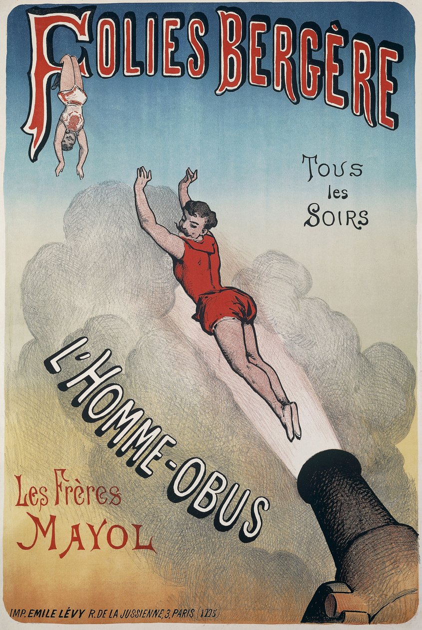 Časopisy (hudební sál) - Folies-Bergere. (Folies Bergere) Každou noc mužská skořápka od Unknown artist