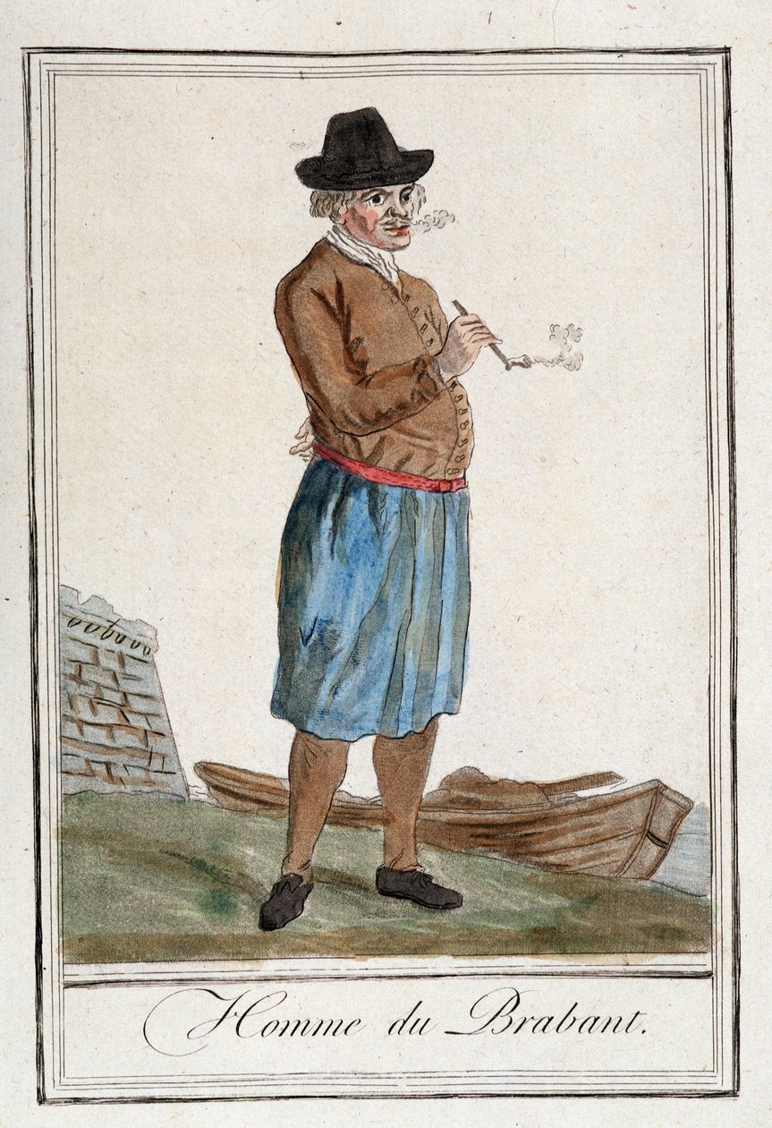 Muž z Brabantska (Belgie). od Unknown artist