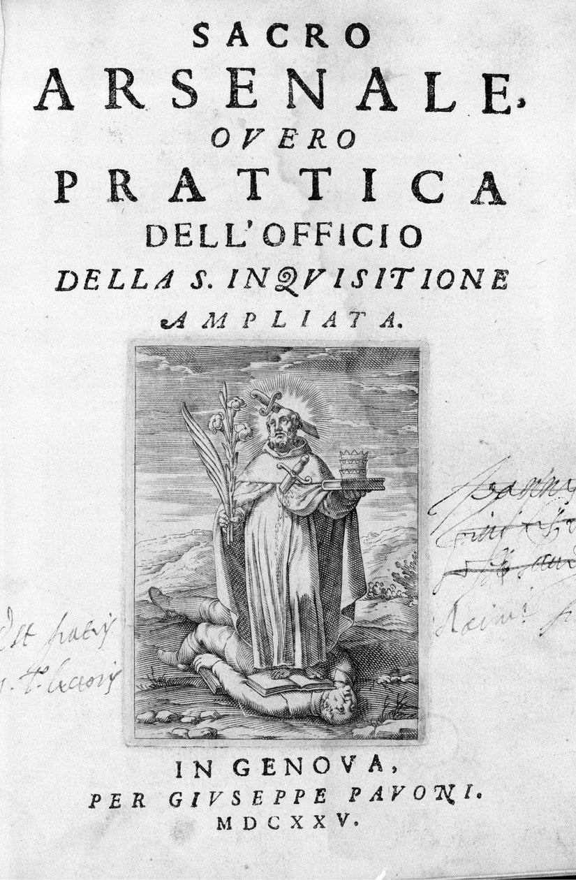 Manuál inkvizitora: Praxe inkvizice, Janov od Unknown artist