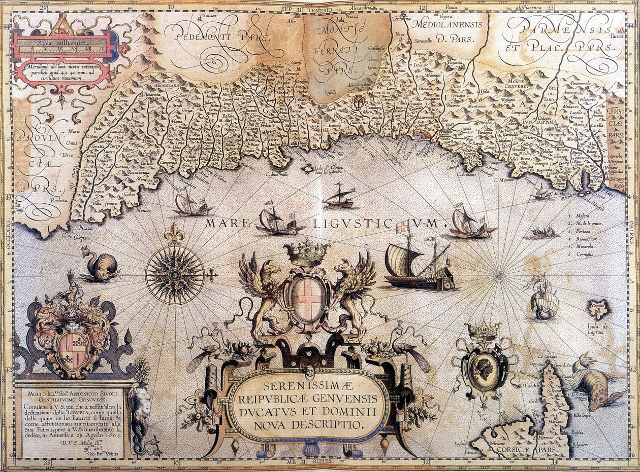 Mapa republiky genů od Unknown artist