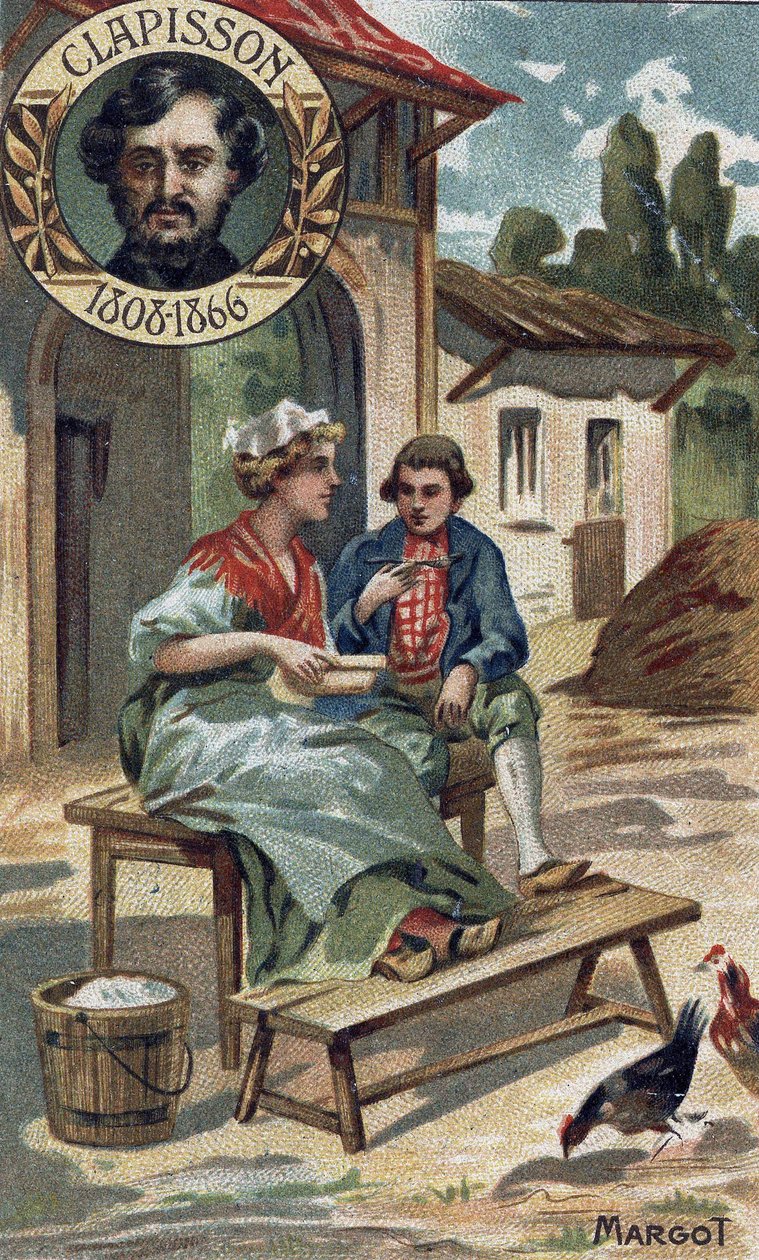 Komiks opery Margot z roku 1857 od Antoina Louise Clapissona. (1808-1866). Chromo z konce 19. století. od Unknown artist
