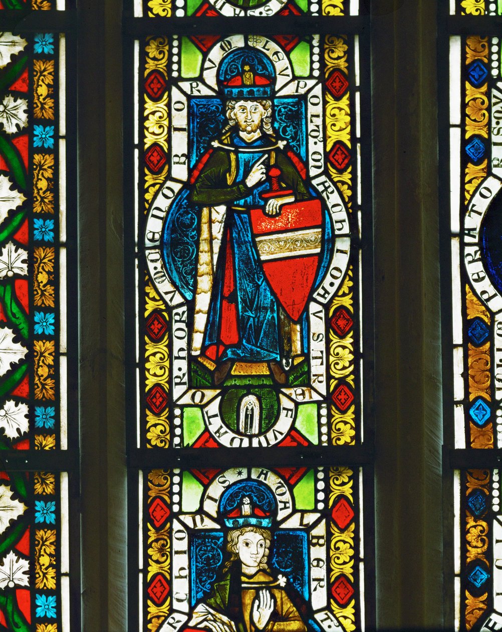 markrabě Leopold III. z Babenbergu (vitráže) od Unknown Artist