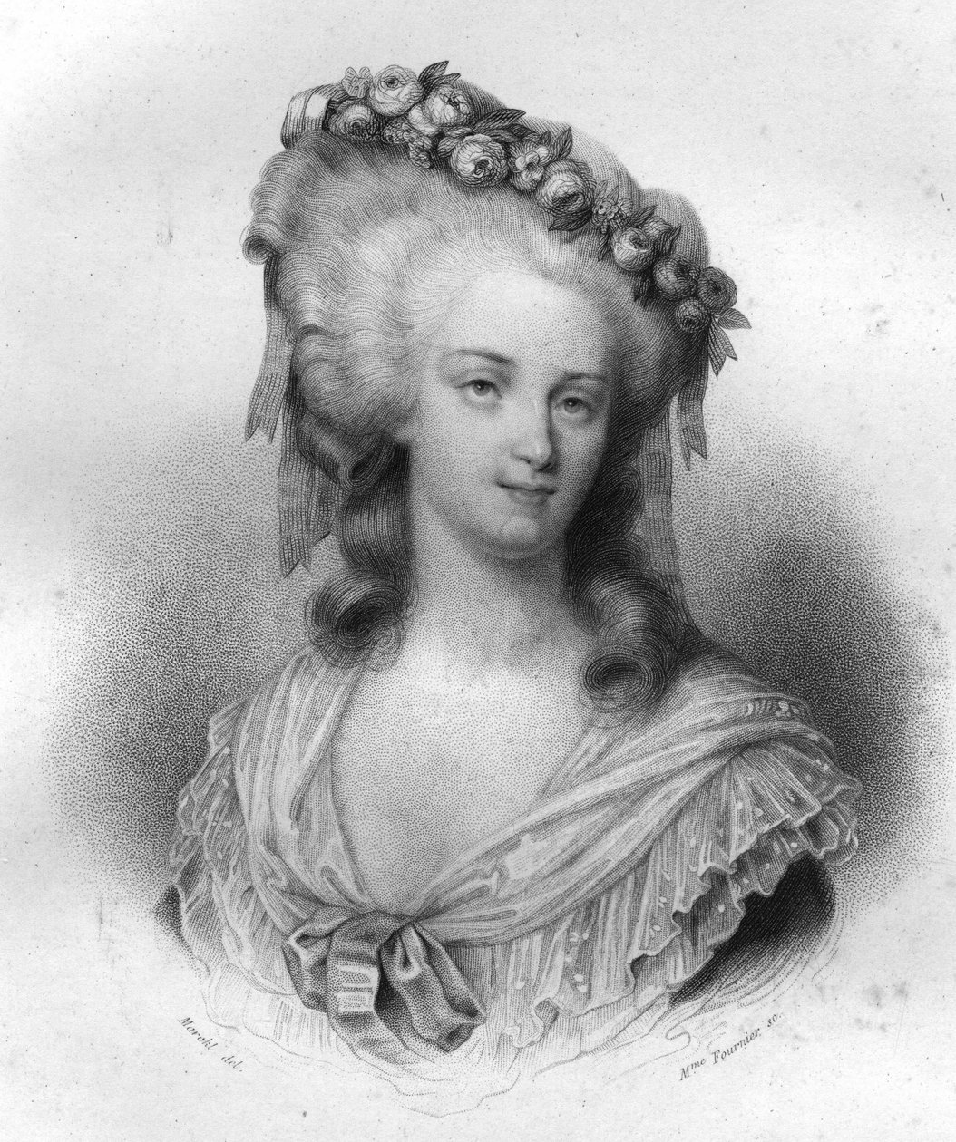Marie Terezie Savojská Carignan (1749-1792), princezna z Lamballe. od Unknown artist