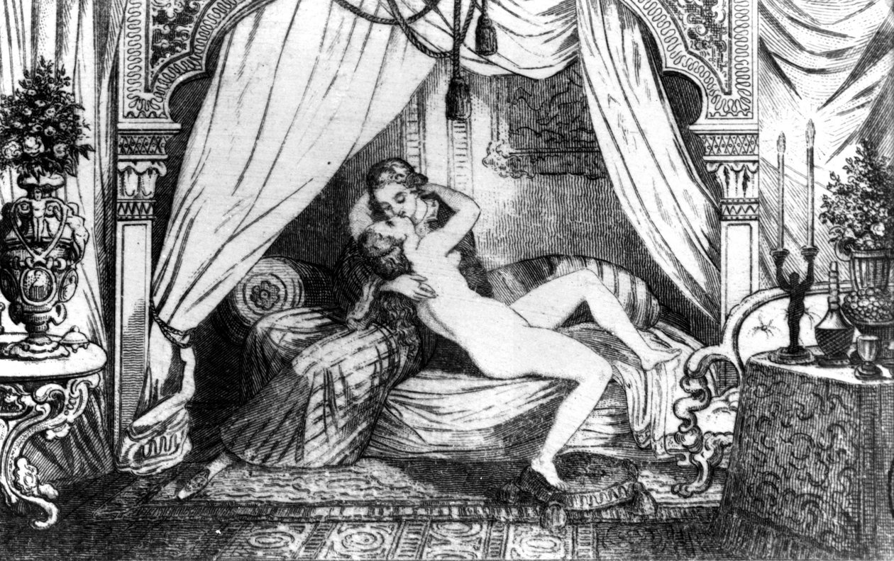 Marinette - v „Historie mého života““ od Casanovy. Brusel 1872. od Unknown artist