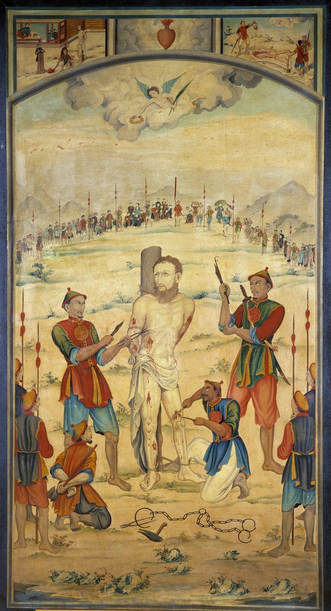 Mučednictví blahoslaveného Marchanda Cochinchine od Unknown artist