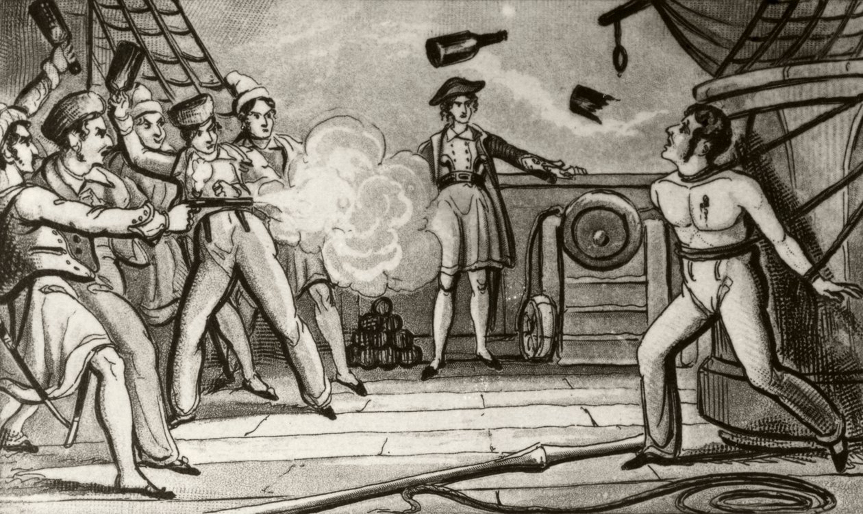 Masakr kapitána Skinnera od Unknown artist