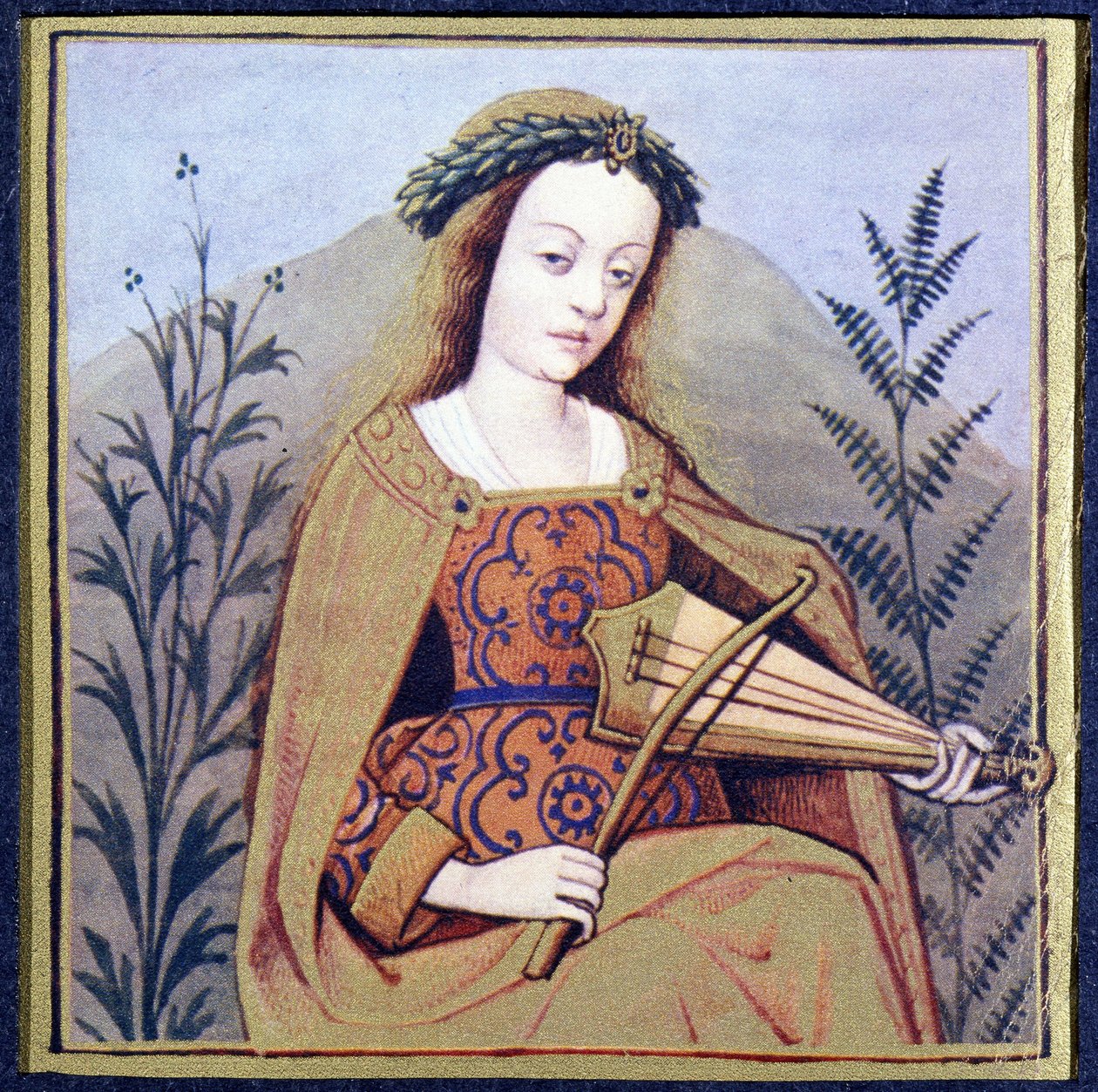 Meduse, dcera Phorcise (jedna z gorgon, jediná smrtelnice ze tří) – podle Boccaceových „“ Ladies of Renown“, v.1360 od Unknown artist