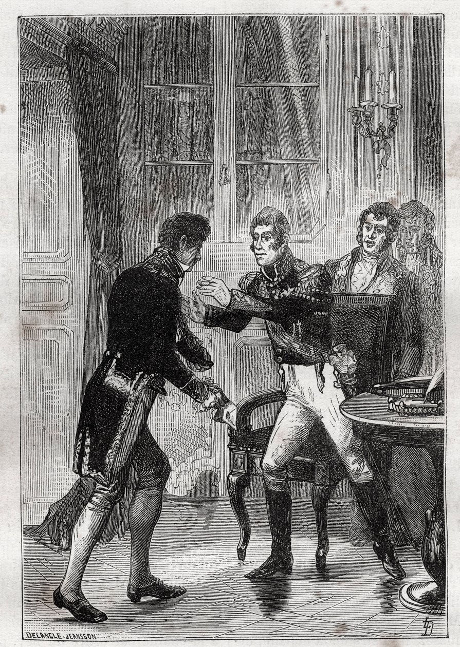 Setkání mezi Charlesem Lemercierem de Longpre (1778-1854), baronem d