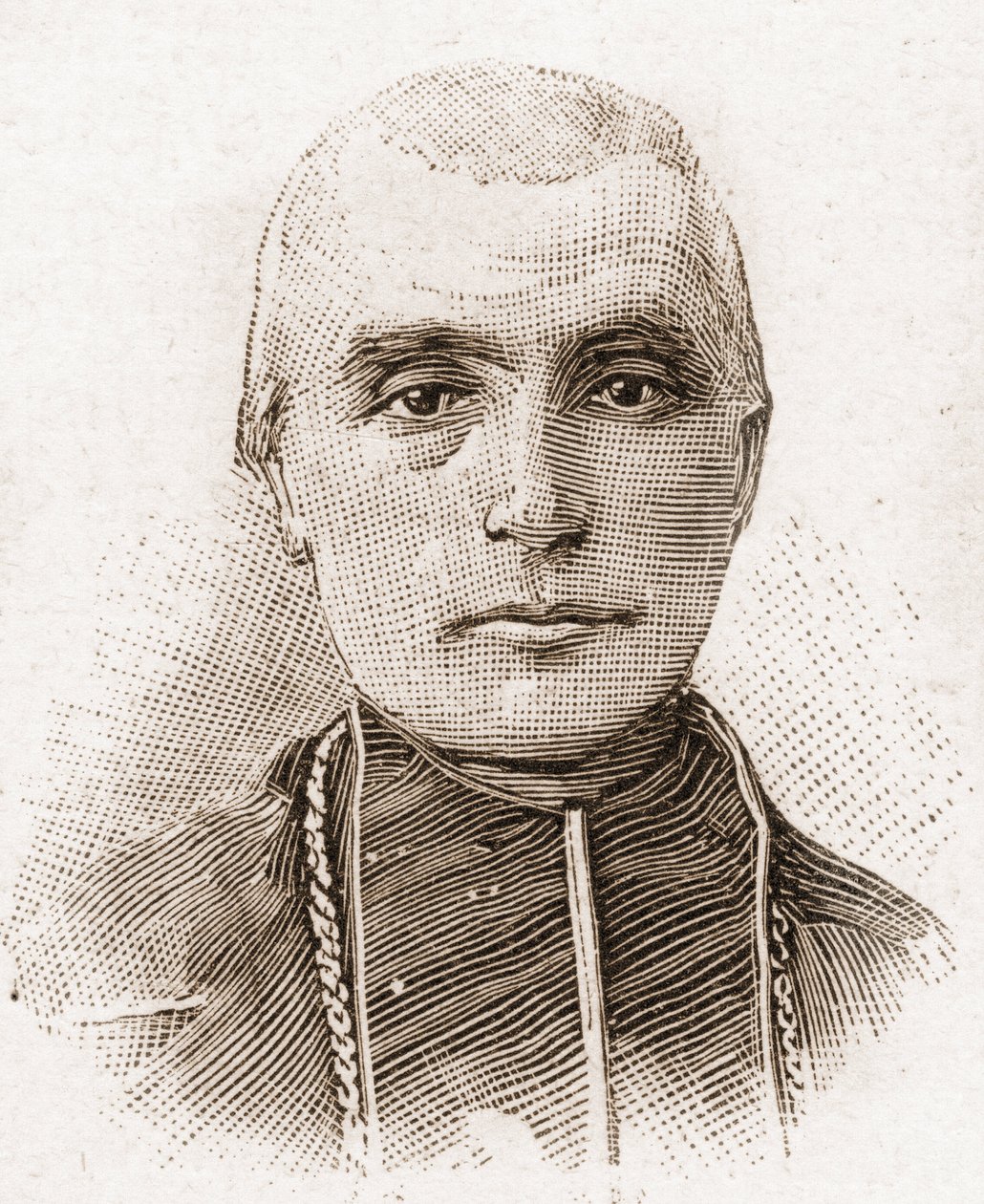 Členové Akademie Francaise v roce 1895: portrét kardinála Adolpha Perrauda (1828-1906), francouzského eveque a historika. od Unknown artist