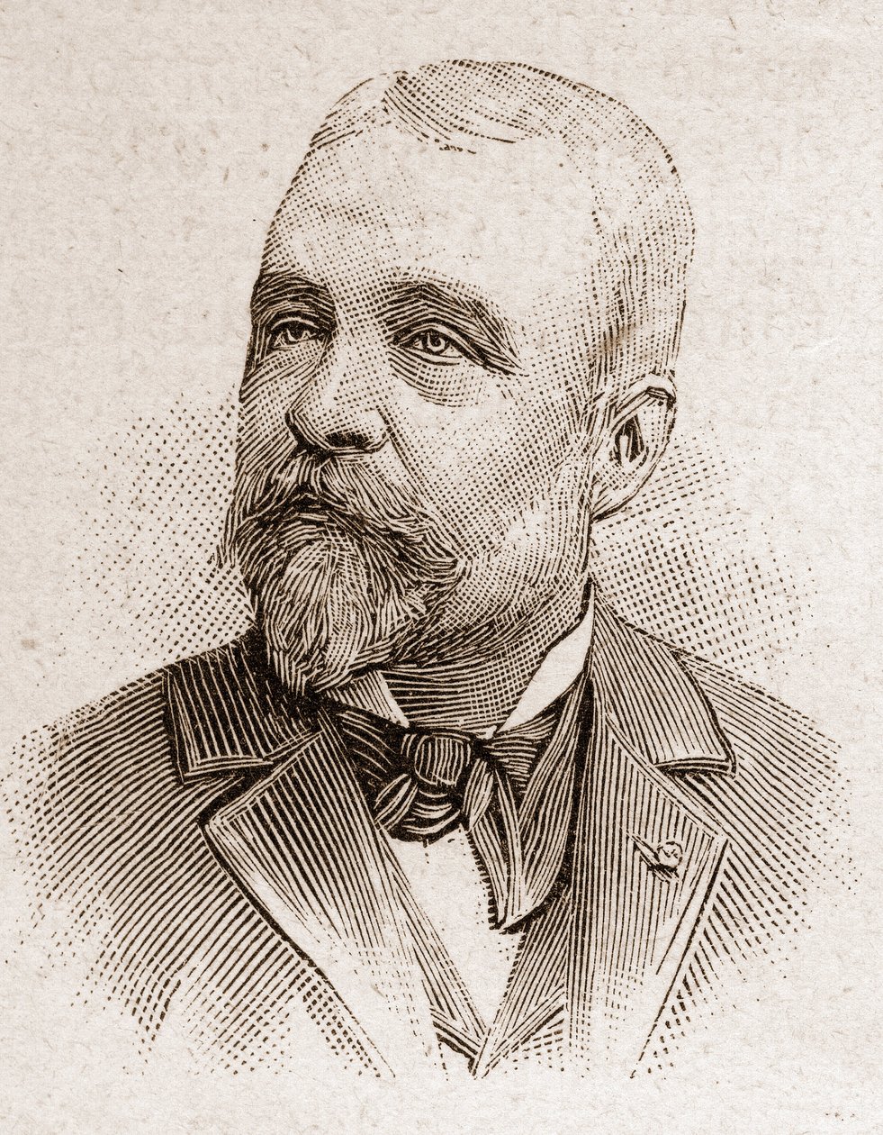 Členové Akademie Francaise v roce 1895: portrét Ernesta Lavisse (1842-1922), francouzského historika. od Unknown artist