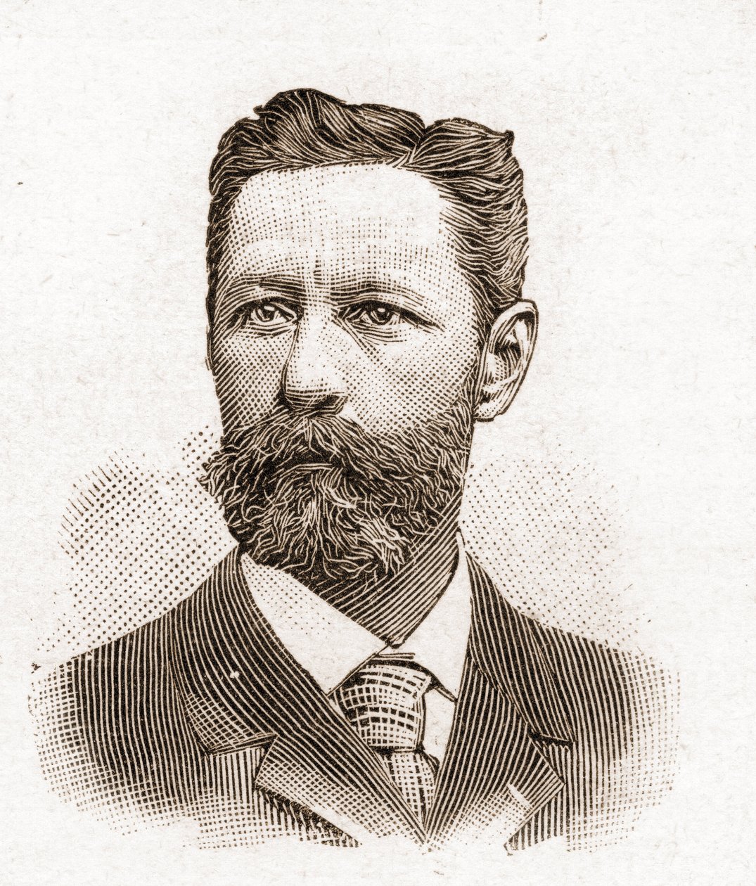 Členové Akademie Francaise v roce 1895: portrét Eugena-Melchiora (Eugene Melchior) de Vogue (1848-1910), francouzského spisovatele. od Unknown artist