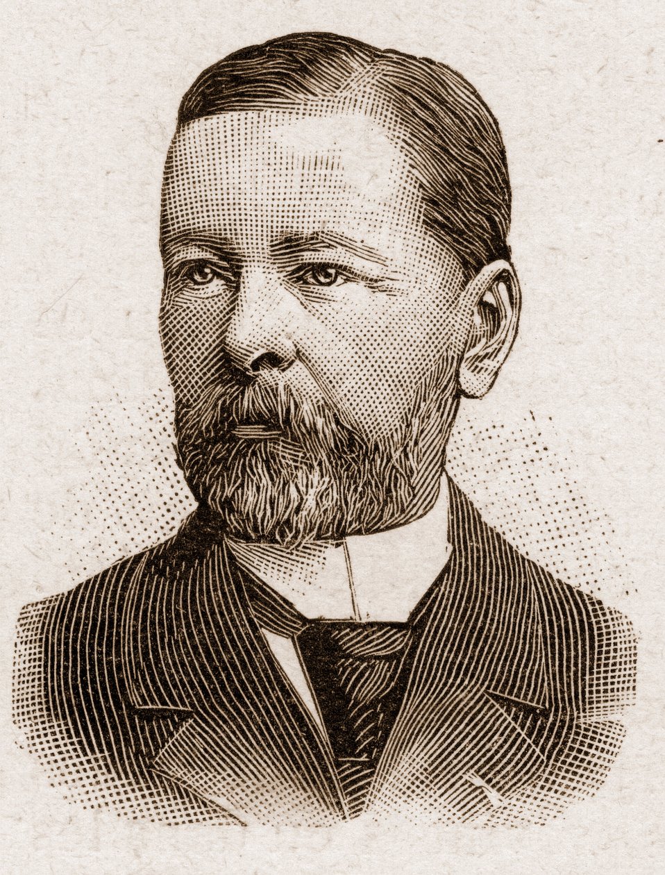 Členové Akademie Francaise v roce 1895: portrét Paula Thureau Dangina (Thureau-Dangin), francouzského historika. od Unknown artist