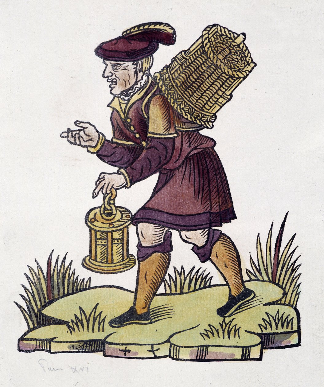 Kupec zapomenutý v roce 1735 v Paříži od Unknown artist