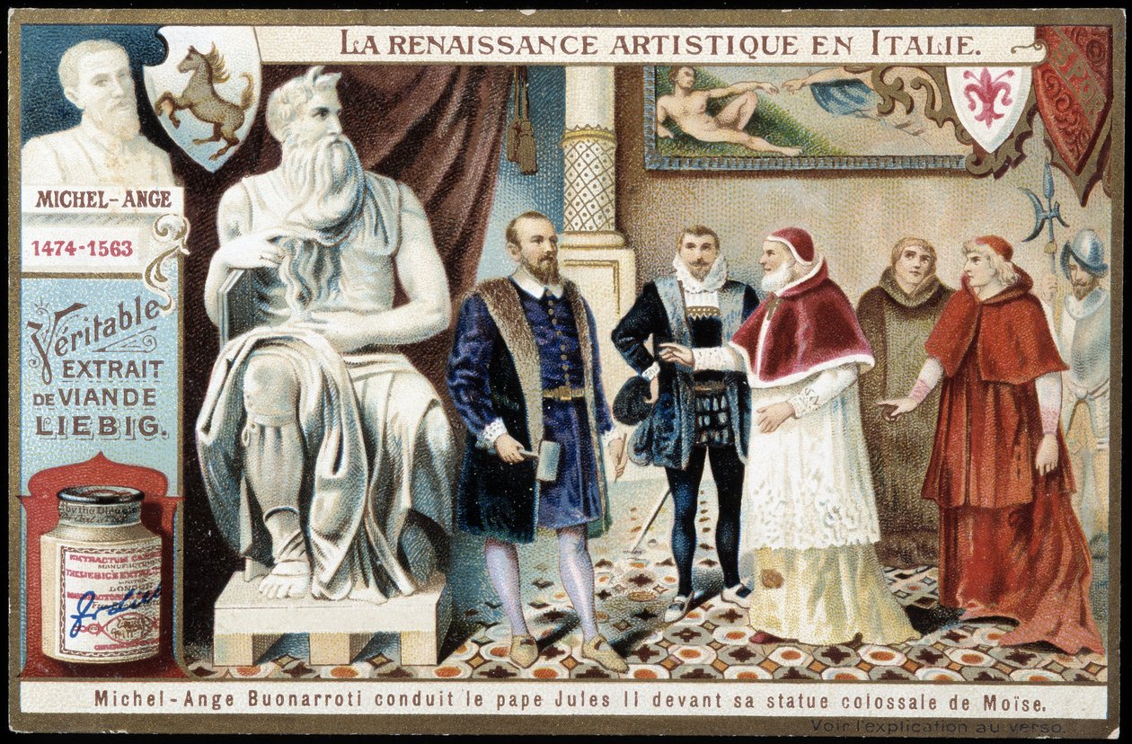 Michelangelo Buonarroti dit Michel Ange (Michelangelo nebo Michelangelo od Unknown artist