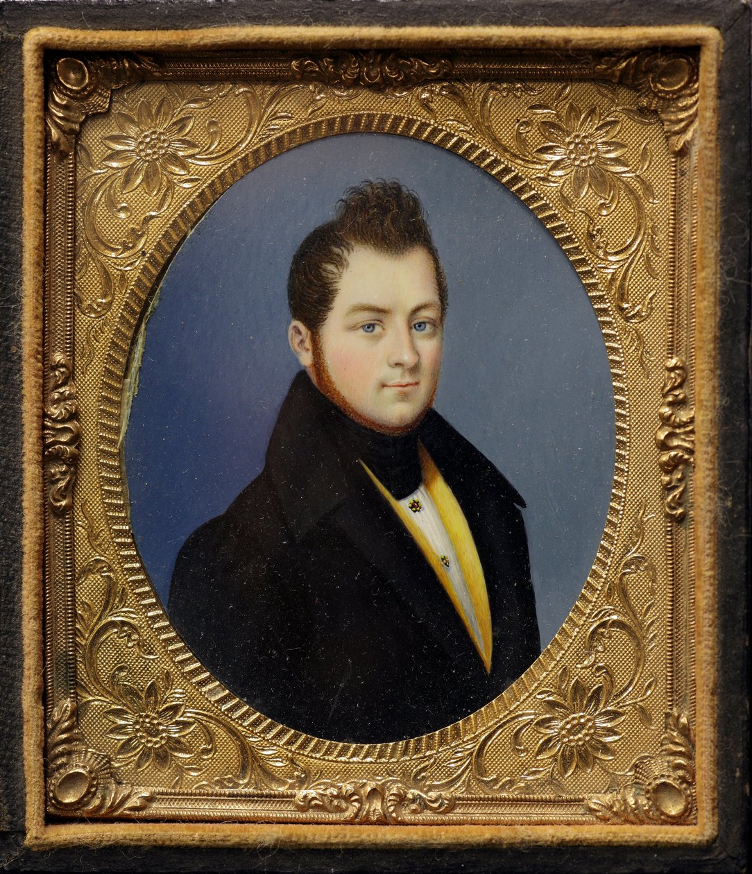 Miniaturní portrét Camilla Bensa, hraběte z Cavour (malba od Unknown artist