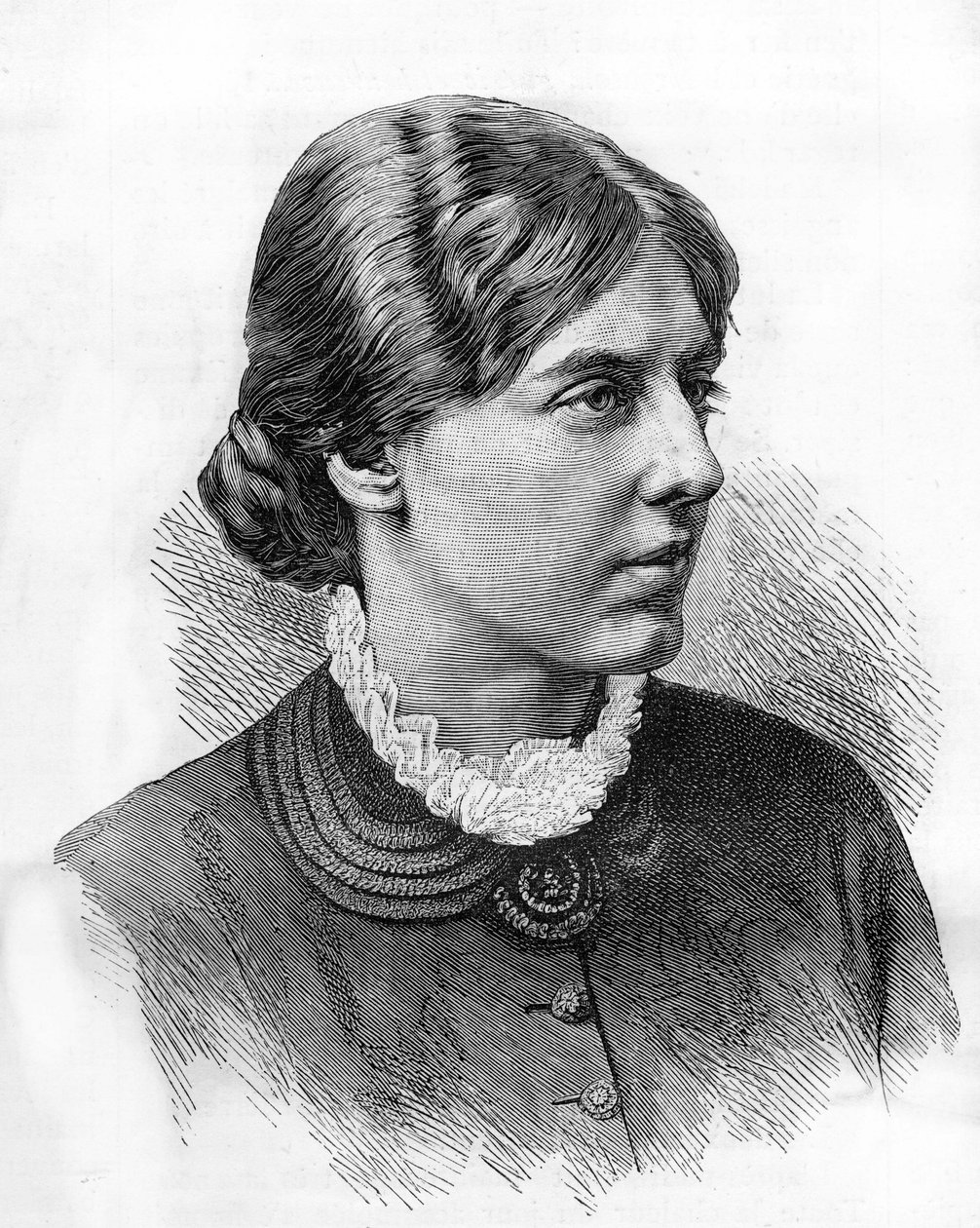 Slečna Kate Booth, maršál Armády spásy. od Unknown artist