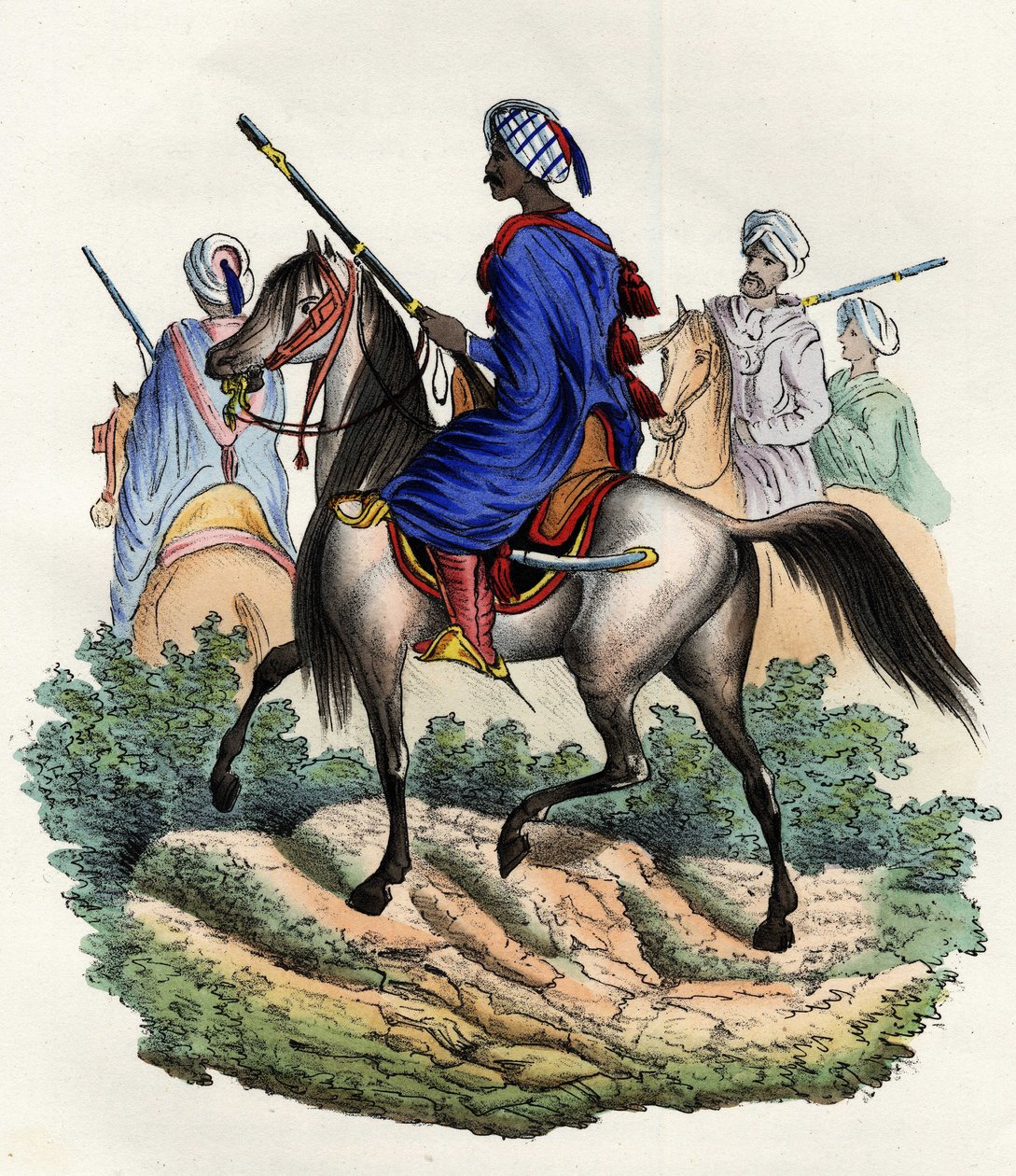 Maurští četníci obvinění z alžírské policie francouzskou armádou Afriky, vycvičeni v roce 1831 a rozpuštěni v roce 1841. V „“ Storia d