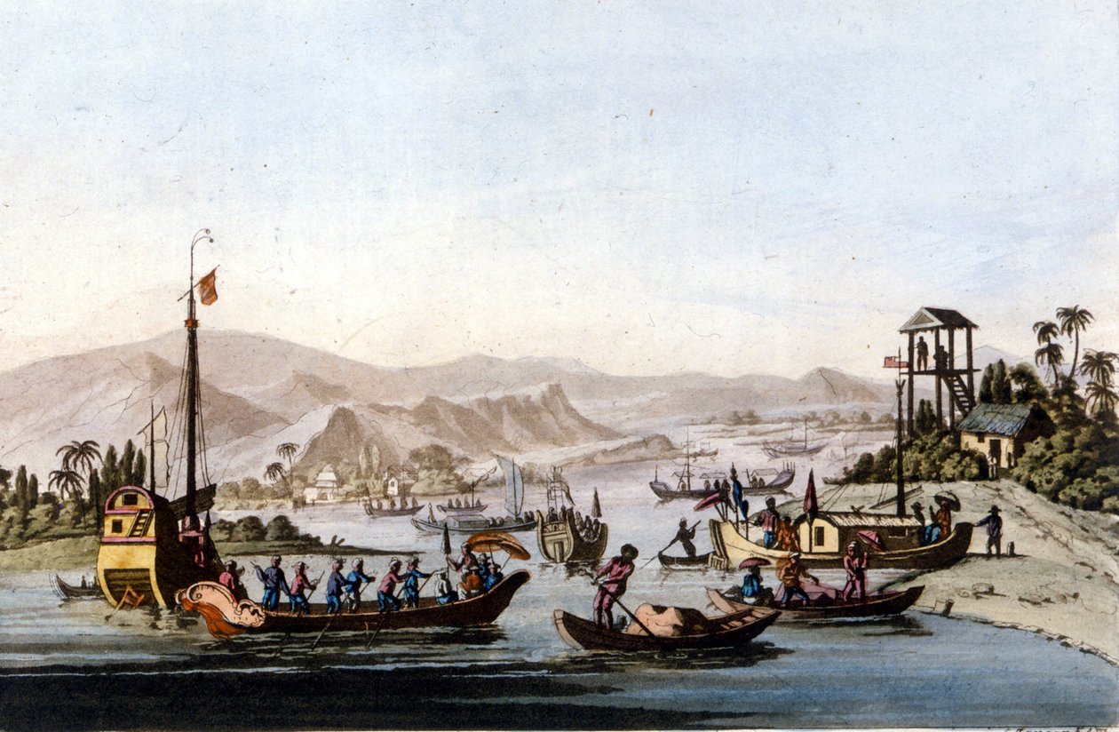 Ústa Yang Tse Kiang od Unknown artist