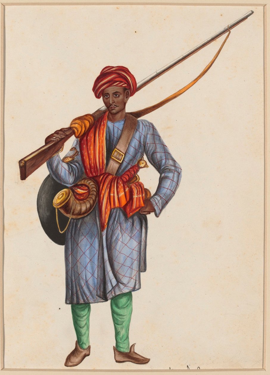 Mughalský pěšák od Unknown Artist