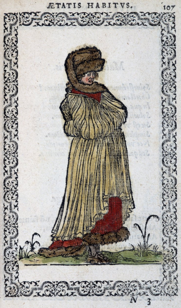 Moskvanka - v „“Habits et effigies”” od Jeana Sulperia od Unknown artist